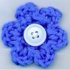 pretty flowers to crochet: brightly colors crochet flowers