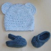 Baby Bear Hat  Crochet Crocs Sandals