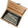 9 Bamboo Crochet Hooks Gift Set