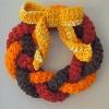 Crocheted Autumn Wreath