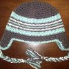 Adult Braided Ear Flap Hat