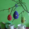 Bright Crochet Eggs