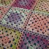 Colorful Fantasy Granny Afghan