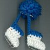 Crocheted Ice Skates Pin