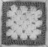 Crochet Granny Scrapghan 2nd Motif Option