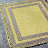 Yellow and Gray Rug