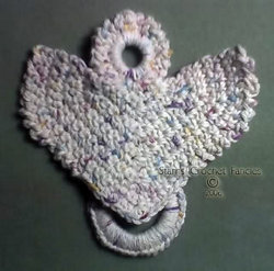 Angel Crochet Towel Holder