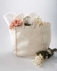 crochet tote Baby Blossoms for your Little One
