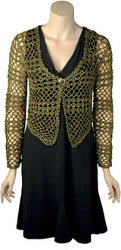 Liza Evening Mesh Cardigan