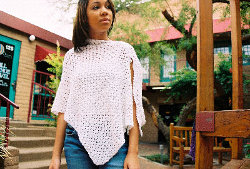 Ice Crystals Poncho