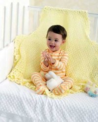 lace border Baby Coordinates   Lace Border Blanket Crochet Free