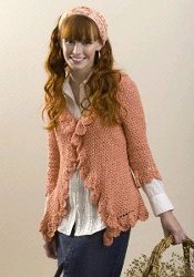 Ruffled Crochet Cardigan ruffled cardigan Falling for Lotus Leaf Wraps and More Fall Fashion!