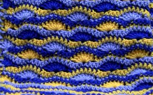 Wavy Shell Crochet Afghan