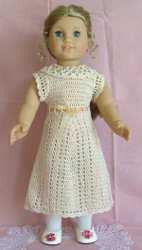 American Girl Doll Lace Summer Dress