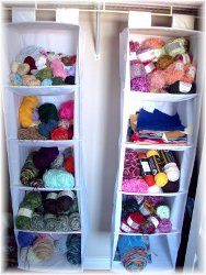 Yarn Storage for Your Closet