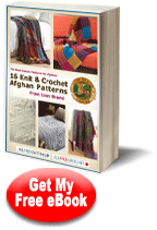 16 Knit and Crochet Afghan Patterns from Lion Brand