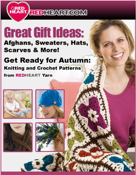 19 Crochet and Knitting Patterns from Red Heart Yarn