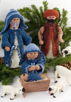 Crocheted Nativity