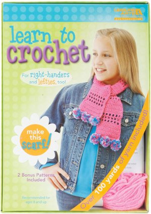learn to crochet scarf kit